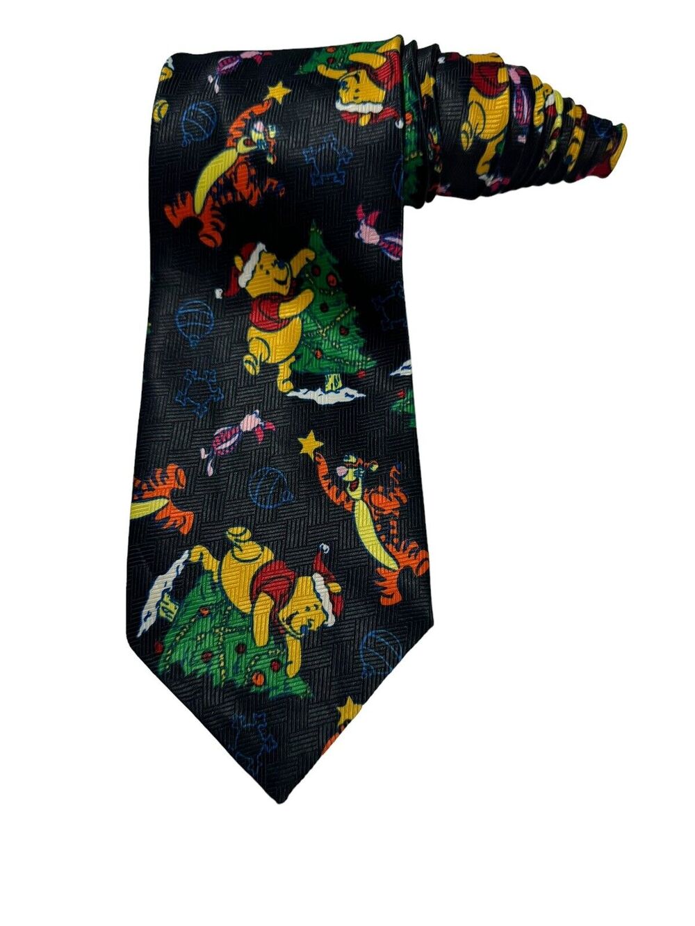 Disney Winnie The Pooh Christmas Tigger Piglet Novelty Necktie